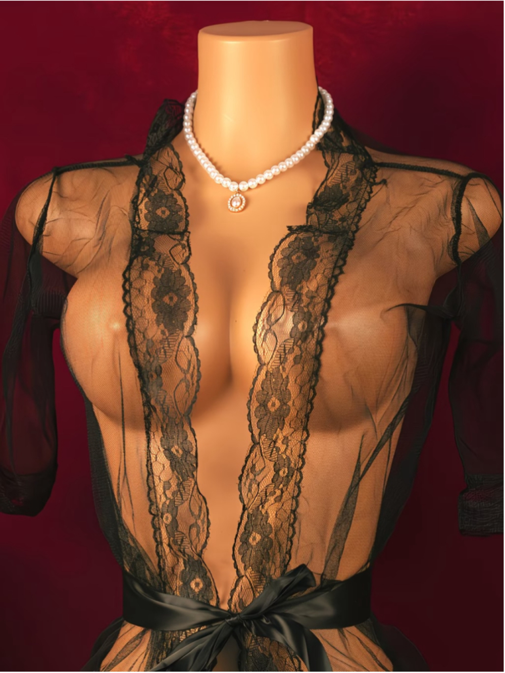 Womens sexy sheer lingerie outfit one size fits all.